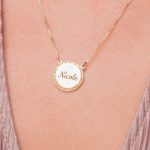 Engraved Name Disc Necklace-2