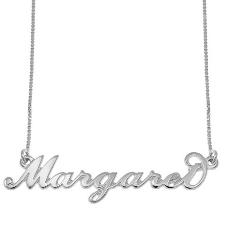 Carrie Style Name Necklace in 925 Sterling Silver