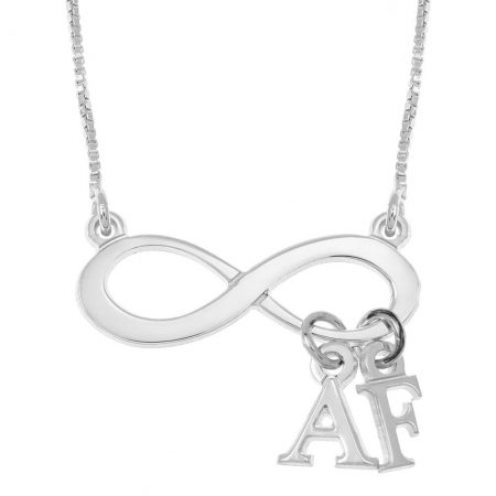 Infinity Necklace with Initials