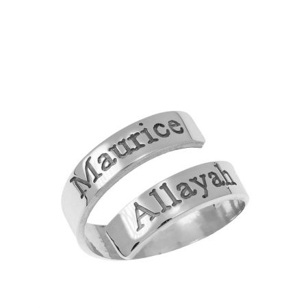 Engravable Ring Wrap in in 925 Sterling Silver