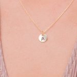 Initial Disc Necklace-2