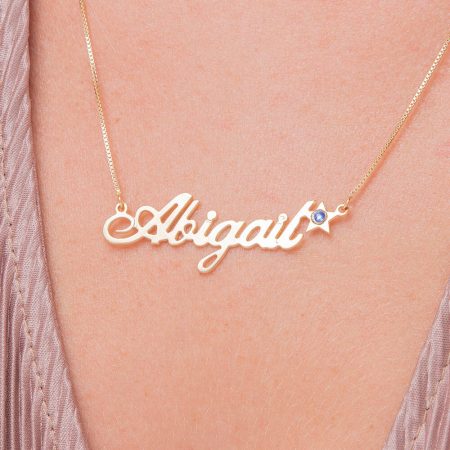 Abigail Name Necklace-2