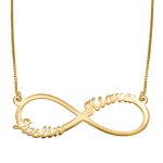 Infinity 2 Names Necklace