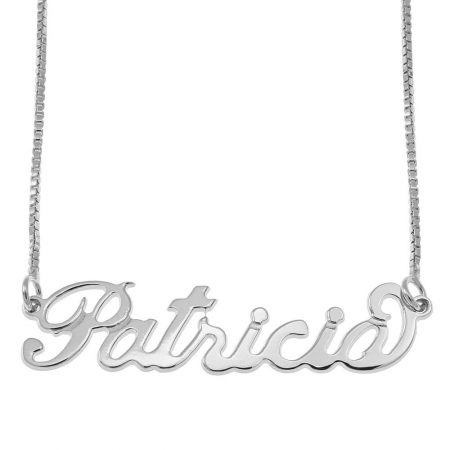 Carrie Name Necklace in 925 Sterling Silver