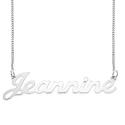 Justin Name Necklace