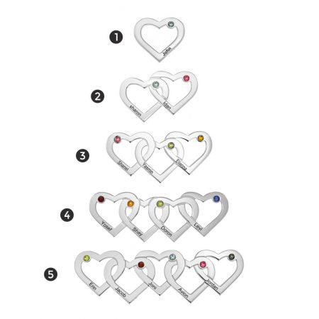 Intertwined Hearts Necklace-5